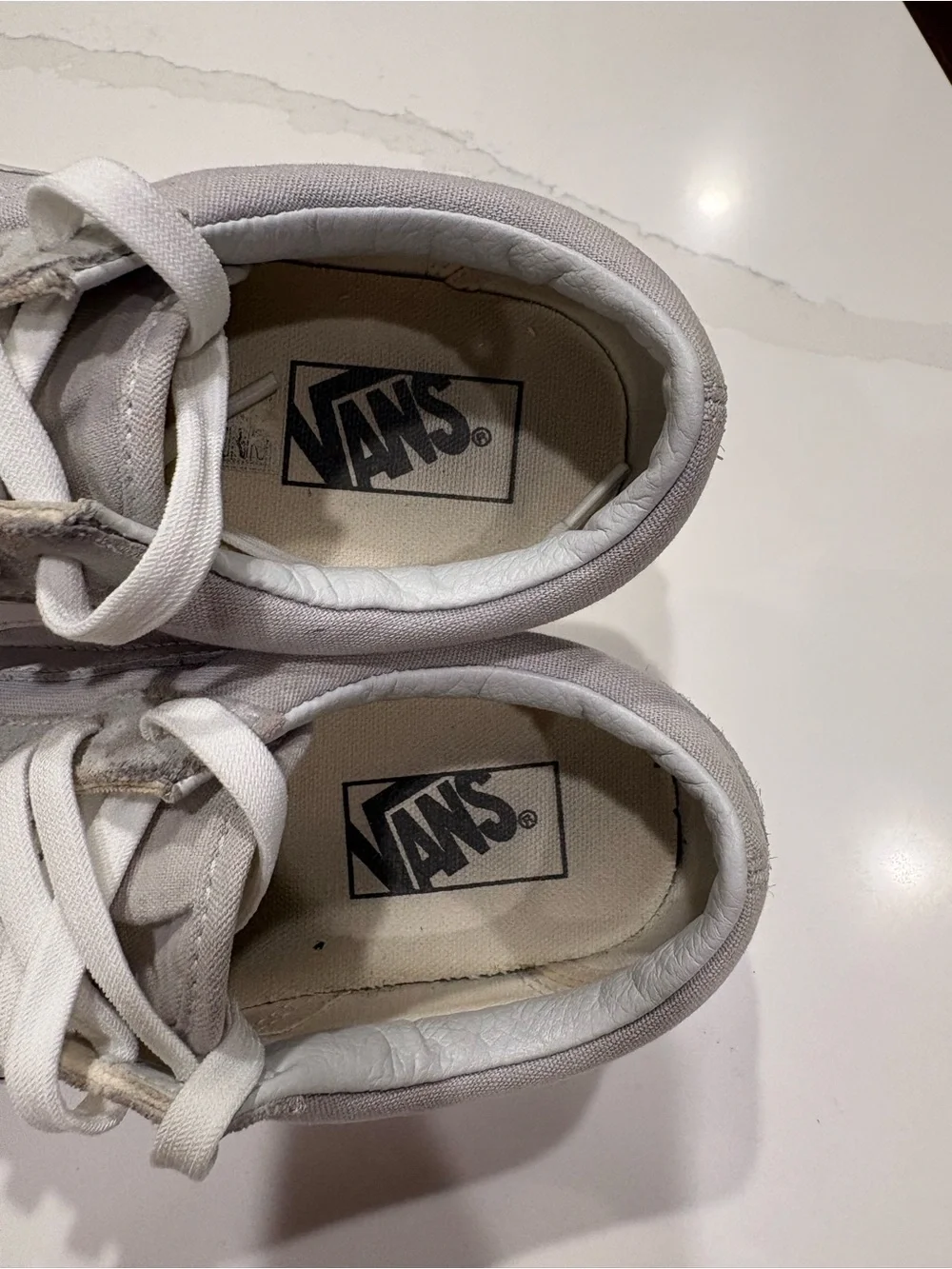 Vans Old Skool Low Top Skate Shoes Grey & White Suede Canvas Men’s 5.5 Women’s 7
